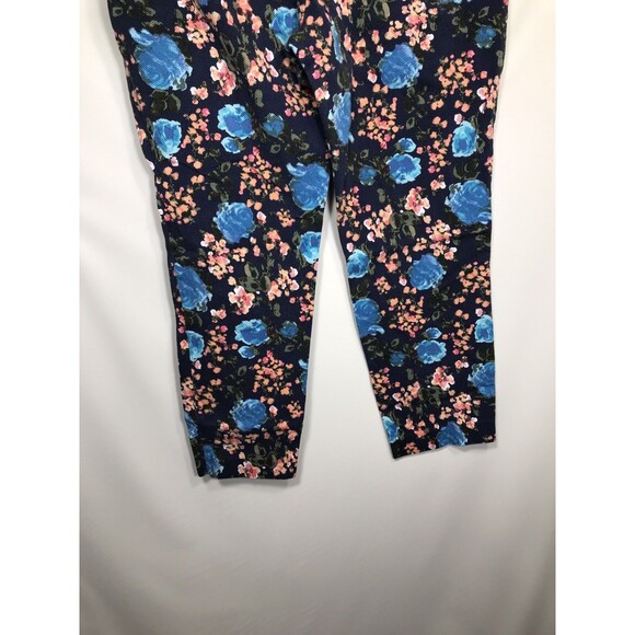 Merona Pants Size 14 Floral Print Classic Fit Multicolor print - Picture 5 of 7
